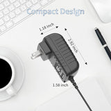 10V 1A AC to DC Adapter Replacement Charger Power Supply Cord with 5.5mm 2.5mm Tip Size Inside Positive