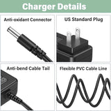26.5V AC-DC Adapter Replacement for EICOBOT Model A30 Blue A30Blue 22.2V 2200mAh 48.84Wh Li-ion Battery 25KPa Lightweight Stick Cordless Vacuum Cleaner 26.5VDC Power Supply Charger