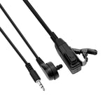 Walkie Talkie Headset Tube Earpiece with Mic for Cobra RX385 RX685 Two Way