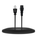 Power Cord for Dell IBM Hp Compaq Notebook: IEC-60320 IEC320 C5 to NEMA 5-15P