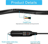 Car Adapter Cable for Cobra Rad480i 250 350 450 500g 950 Xrs9955 Spx6655 Spx955