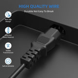 UL 6FT Power Cord For Pantum P2502W M6552nw M7102DW M29DW Printer