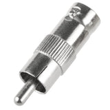 BNC to RCA Adapter BNC Female to RCA Male Connector Coaxial Coax RG6 Coupler