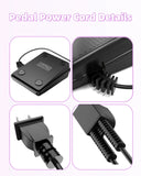 Foot Pedal and Power Cord for Singer 621B 6212c 6215c c240 cg590 CG-500C CG-550C