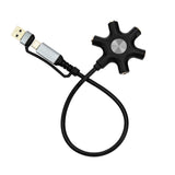 Audio Earbuds Earphones Plug 5 Way 1 Male to 4 Female Splitter with 3.5mm Cable