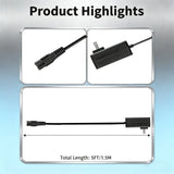 Charger for Bissell SpinWave Cordless Hard Floor Mop 2315 series 2315A 23158
