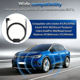 USB-C to RJ11 Cable for Uniden R1/R3/DFR8/Load Scout/Radenso XP/Beltronics STI