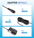 4.8~5.4V Charger for Panasonic shaver ES-RF31 ES-RF31-S / RF41; ES-SF21