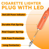 12V Car Charger Cable,Lighter to Clamps,for Jackery Stations Except Explorer 160