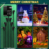7-Output Cord for Hallmark Keepsake Christmas Ornament Storytellers Ornaments