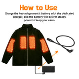 12V Heated Jacket for Milwaukee M12 Makita Snap-on Metabo Craftsman AEG Gear