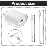 Charger Cable Adapter for Ring Stick Up Cam Battery 3rd Gen/2nd Gen/Plug-in