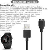 Charger Cable for Garmin Fenix 5 5S 5X / Fenix 5 5X 5S Plus