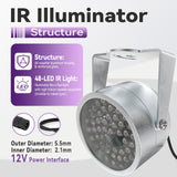 Infrared 48 LED IR Lights 60 Degree Wide Angle Infrared Night Vision Light