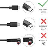65W Charger for HP Probook 440 445 450 455 460 465 G8 G9 G10 G11 Chromebook