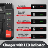 20V Charger for Black&Decker LBXR20 LBX4020 LBXR2020 PCC681L PCC682L PCC680L