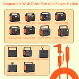 Car Charger for Jackery Explorer E3000Pro E2000Pro E1500Pro E1000Pro E880Pro Pro