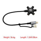 USB To 3.5mm Adapter for Samsung Note 10+/S10E/A90/A80/A70