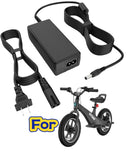 42V Adapter for Gotrax V14 Kids 14" Balance 250W Motor 36V 5.2Ah Lithium-ion