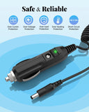 Car Charger for TaoTronics LED Desk Lamp TT-DL16 TT-DL13 TT-DL01 TT-DL02 TT-DL11