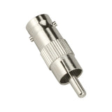 BNC to RCA Adapter BNC Female to RCA Male Connector Coaxial Coax RG6 Coupler