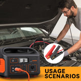 12V Car Charger Cable to Alligator Clips Connector for Jackery Solar Generators