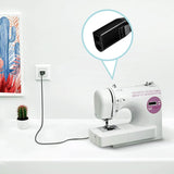 Power Cord for Elna Sewing Machine eXcellence 680Plus 720 730 730PRO 740 760