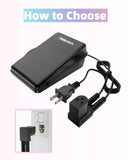 Foot Pedal and Power Cord for Singer Fashion Mate 252, Fashion Mate 362, HD110C