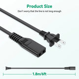 Power Cord for Elna Sewing Machine eXcellence 680Plus 720 730 730PRO 740 760