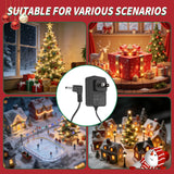 5V Adapter For Hallmark Keepsake North Pole Village Christmas QXD6601 QXD6594