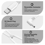 2-Pack Power Cable for Ring Cam Battery/Plug-in 3rd/2nd Gen & Ring Pan Camera