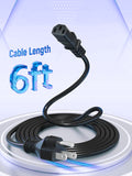 UL 6ft AC in Power Cord for DEWALT DCB1800 DCB1800B Portable Station Extension