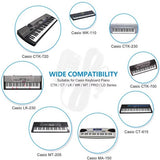 PwrON Power Adapter for Casio Keyboard AD-5 9V: AD-5 AD-5MU AD-5MR WK-110 WK-200 LK-43 LK-100 LK-220 CTK-496 CTK-573 CTK-700 CTK-710 CTK-720 CTK-2100