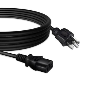 PwrON 6FT 3 Prong TV Power Cord Cable Replacement for TV 42LF11 42LG20 42LG30 42LG30DC 42LG50 42LG70 42LK450 42LK550 42LK520 32LV2500 42CS570 55LW5600 55LW5300 55LW5700 55LW6500 32LG30