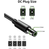 PwrON 12 Volt 2A Power Adapter Supply AC to DC 2.1mm X 5.5mm Plug 12v 2 Amp Power Supply, Wall Plug Extra Long 6.6 Foot Cord