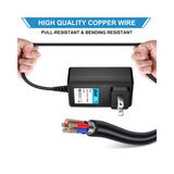 PwrON 12V AC/DC Adapter Replacement for Crosley USB TurnTable Turn Table Record Player Power Cord PSU