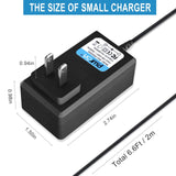 PwrON Compatible AC Adapter DK12 Replacement for Shark VM200 VACMOP Cordless Hard Floor Vacuum Mop charger